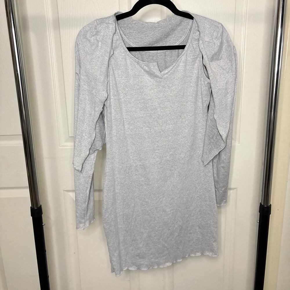 2 piece gray dress